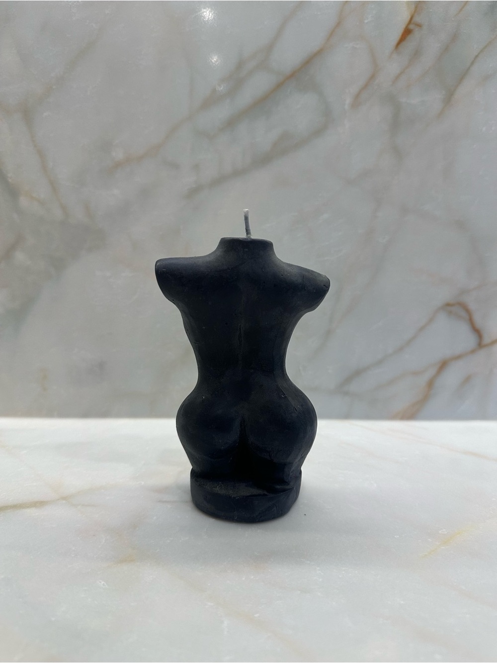 Female Body Candle | Modern Sculptural Torso Candle Decor - Picture 4 of 4